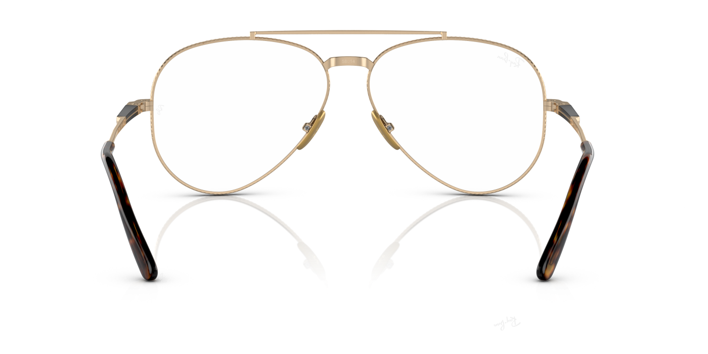 OPTICĂ AVIATOR II DIN TITAN - Auriu Strălucitor