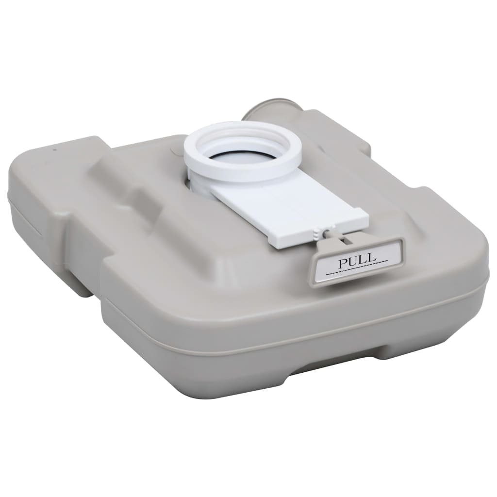 DOTMALL Campingtoilette Reisetoilette 10L,mit 10-Liter Fäkalientank, tragbar