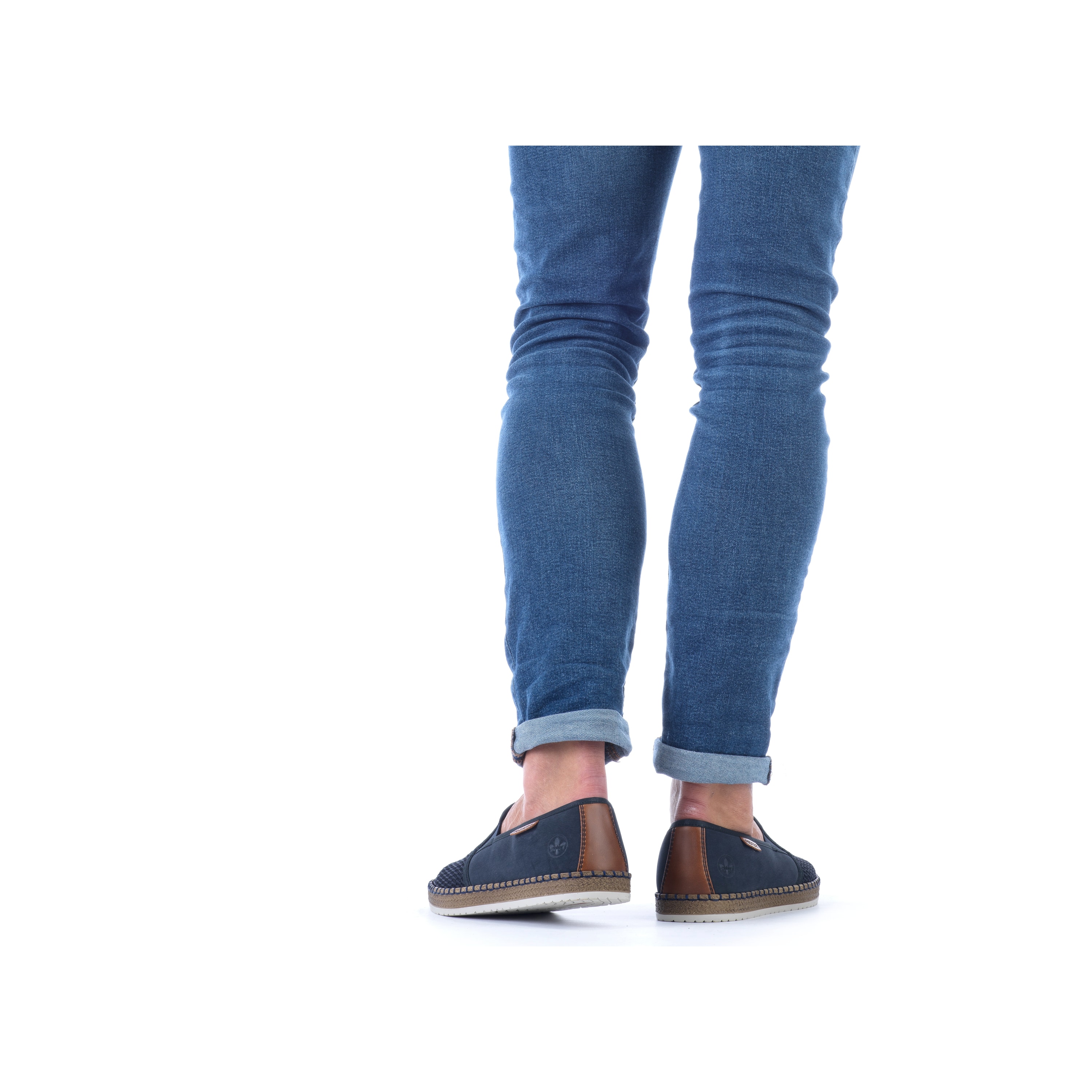 Rieker Herren Slipper pazifikblau