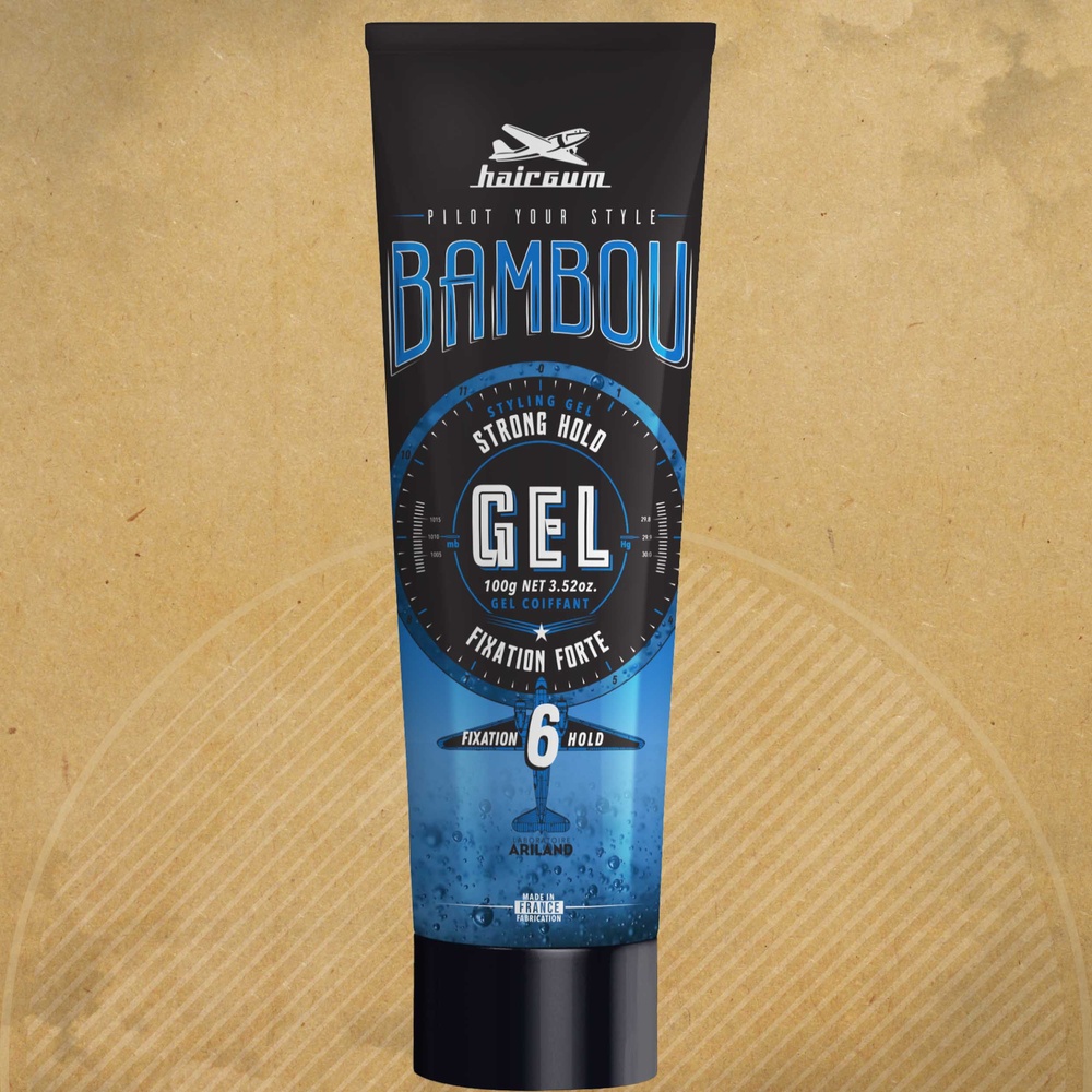 hairgum Gel Fixant Bambou Produit Coiffant