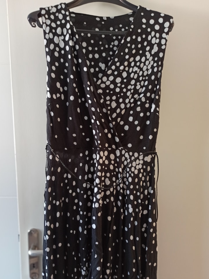 Vivance Jerseykleid in schwarz-weiß-bedruckt günstig kaufen 42