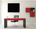MAUK Glas Wandheizer 600 Watt schwarz 106*66 cm