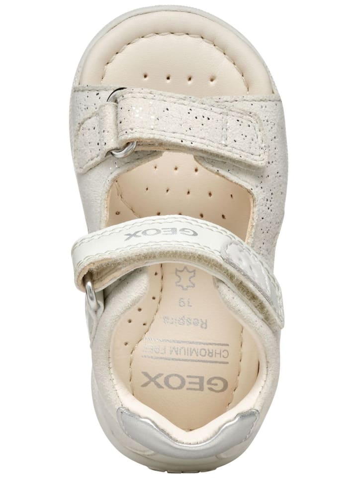 Geox Halbschuhe in Weiß/Silber günstig kaufen