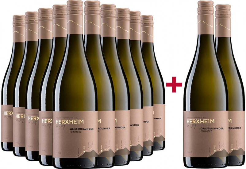 10+2 Paket Burgunder feinherb - Winzergenossenschaft Herxheim am Berg