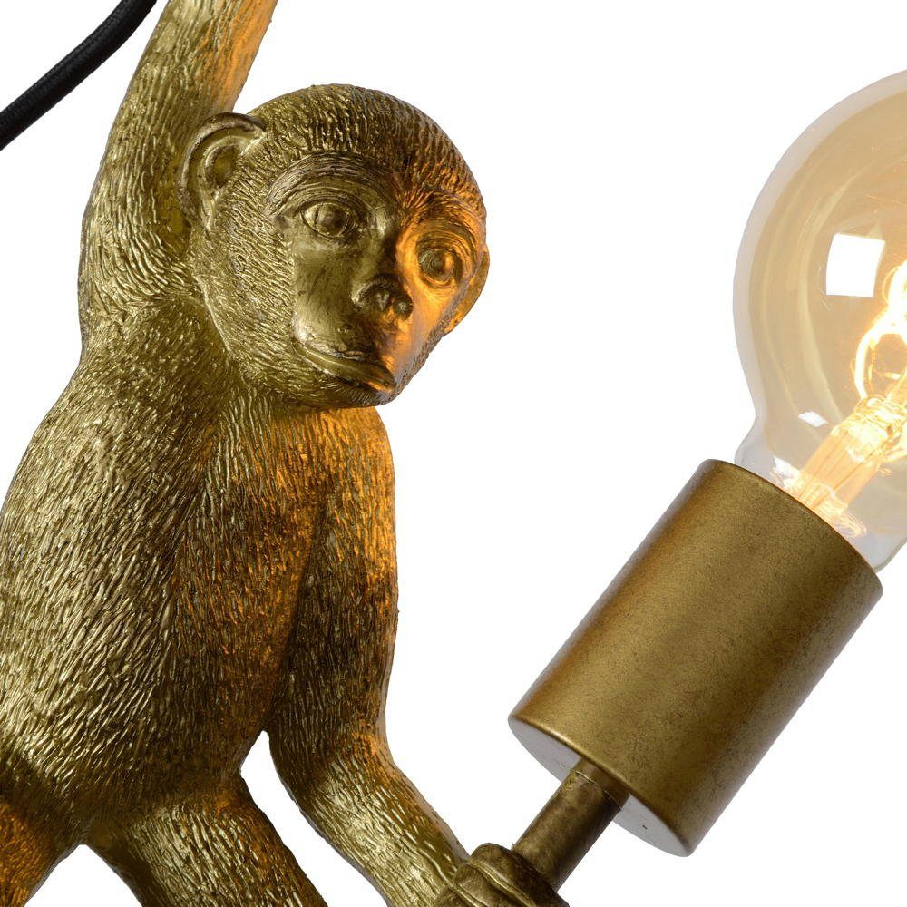 click-licht Wandleuchte Wandleuchte Extravaganza Chimp in Gold E27, keine Angabe, Leuchtmittel enthalten: Nein, warmweiss, Wandleuchte, Wandlampe, Wandlicht