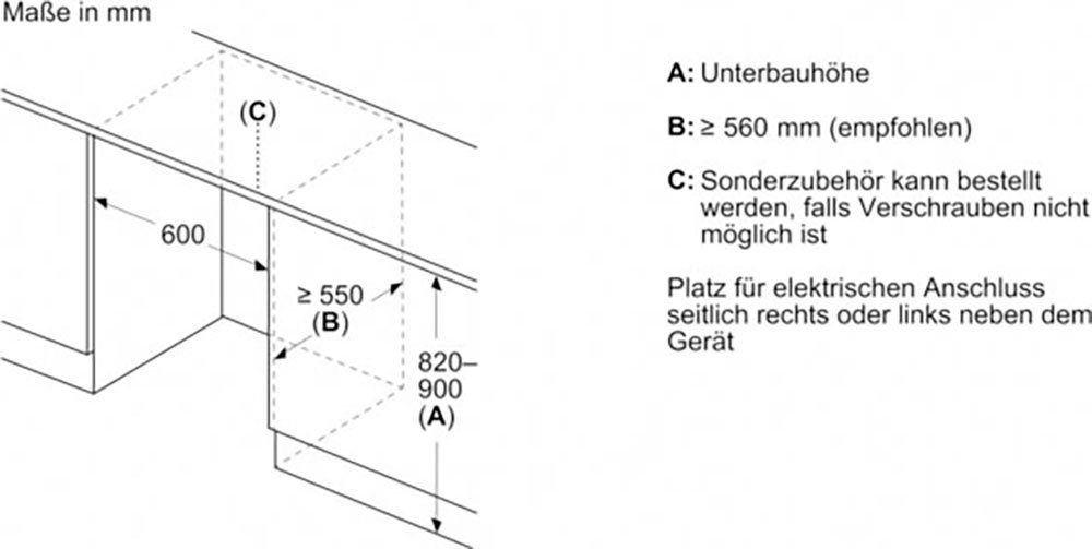 NEFF Einbaukühlgefrierkombination N 50 KU2222FD0, 82 cm hoch, 59,8 cm breit