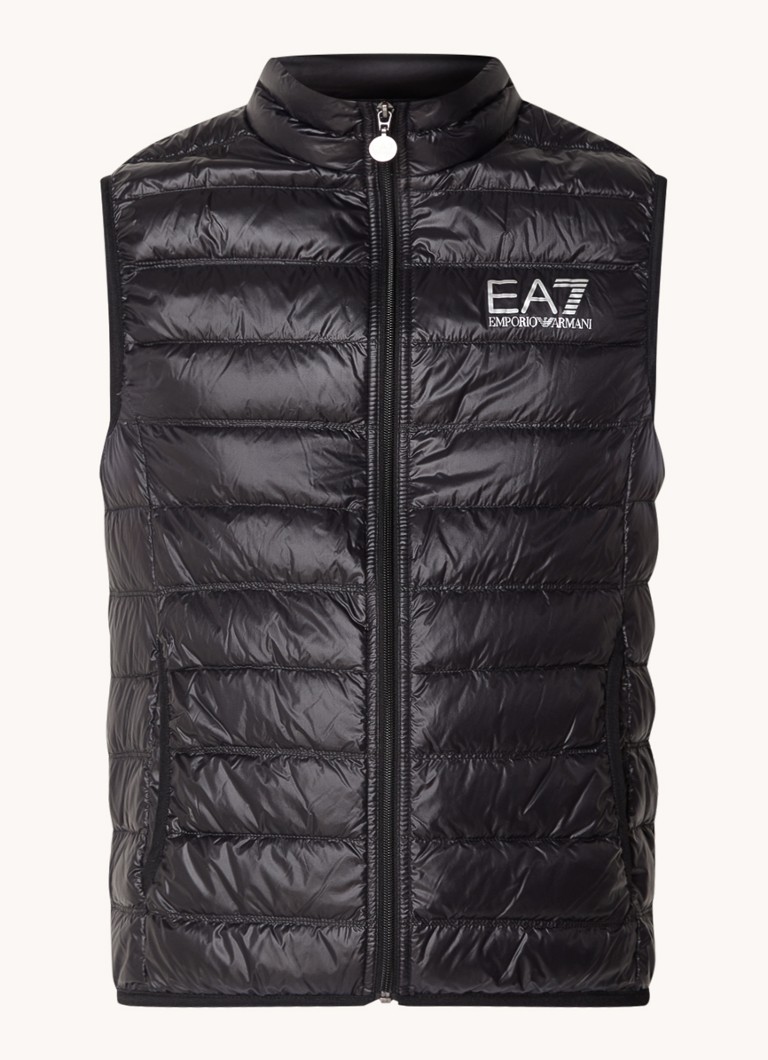 Gilet da allenamento trapuntato Emporio Armani con imbottitura in piuma