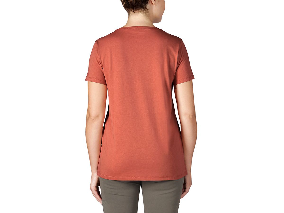 Carhartt TK5764 Multicolor Logo Terracotta Damen T-Shirt