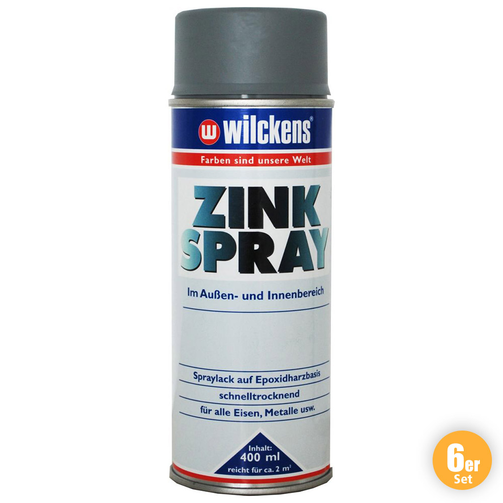 Wilckens Farben Wilckens Zinkspray 6er Set