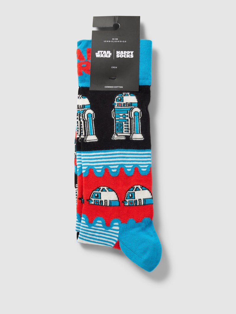 Socken mit Motiv-Print Modell 'Star Wars™ R2-D2' in türkis