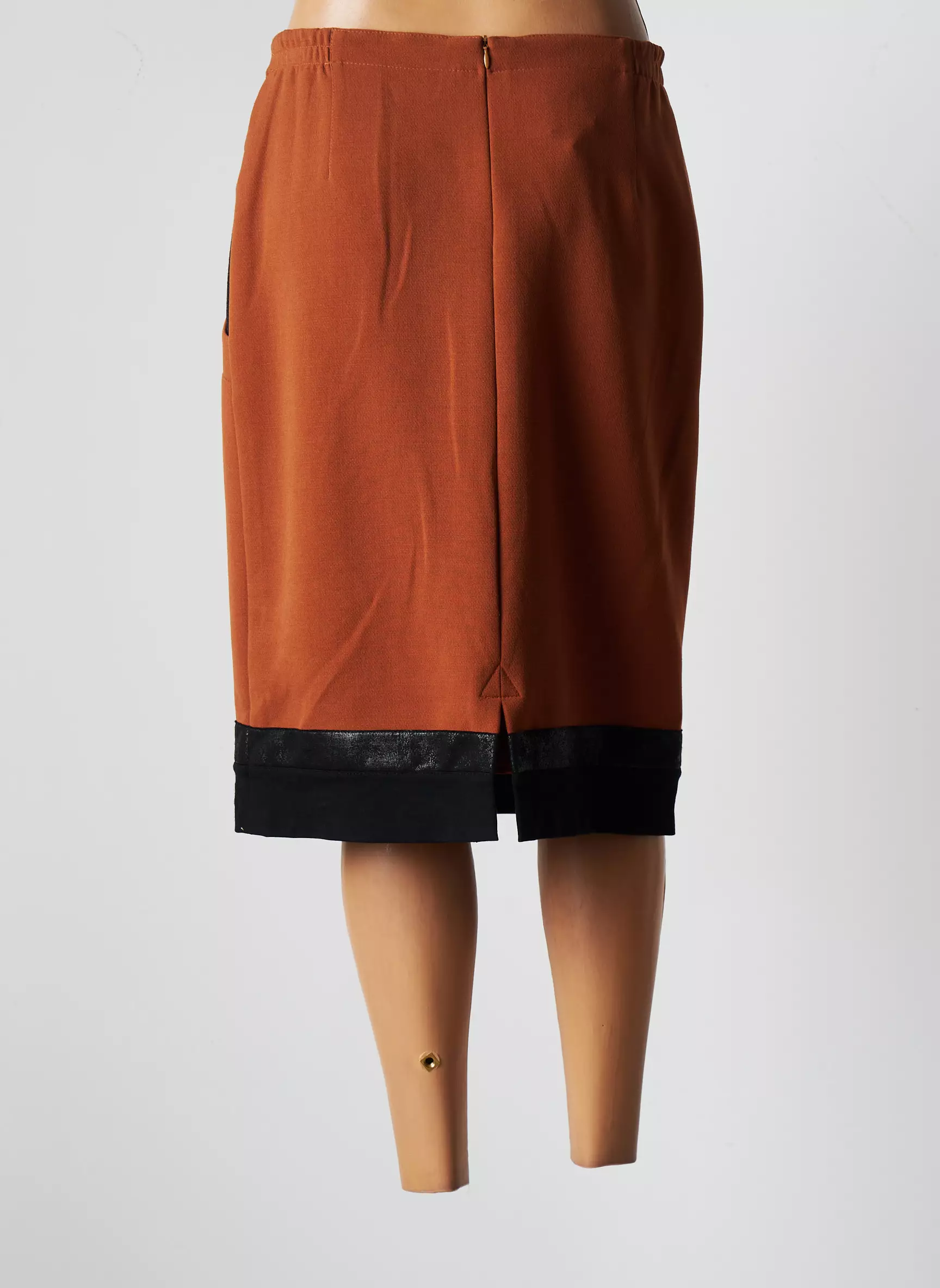 Jumfil Jupes Mi Longues Femme couleur marron