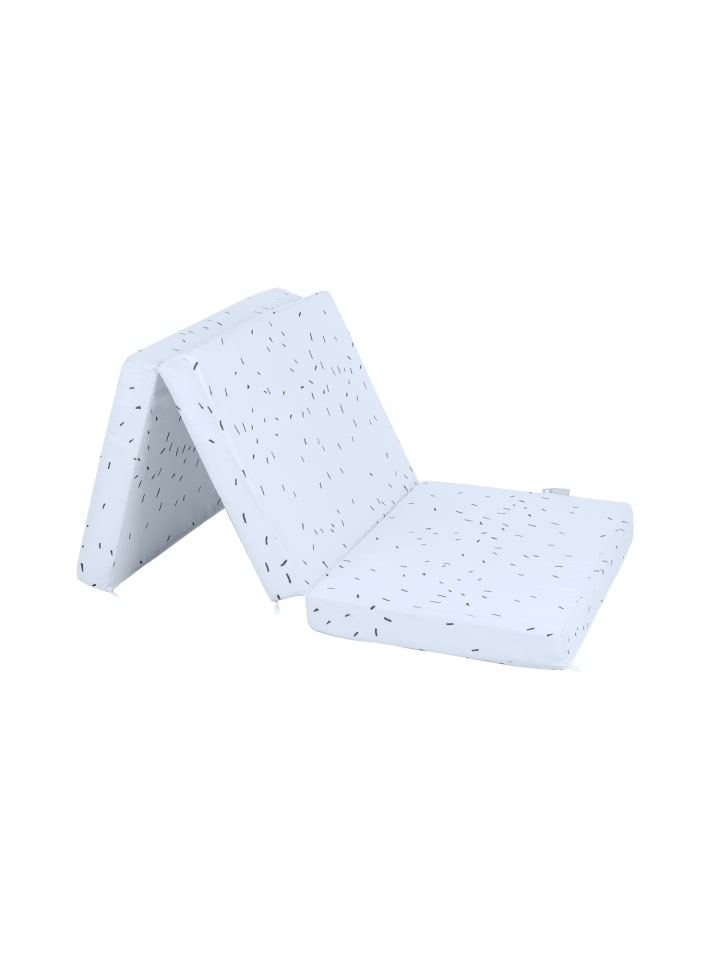 Kikkaboo Babybett-Faltmatratze Bear in blau günstig kaufen 60x120 cm