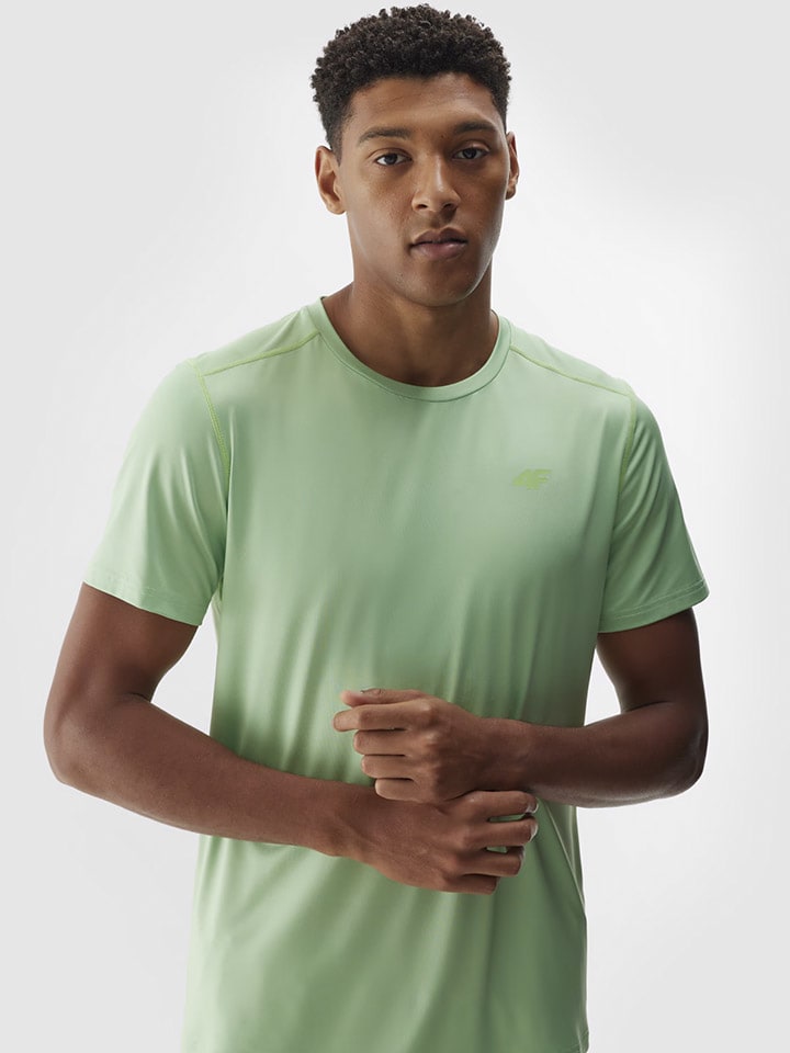 4F Trainingsshirt in Grün günstig kaufen