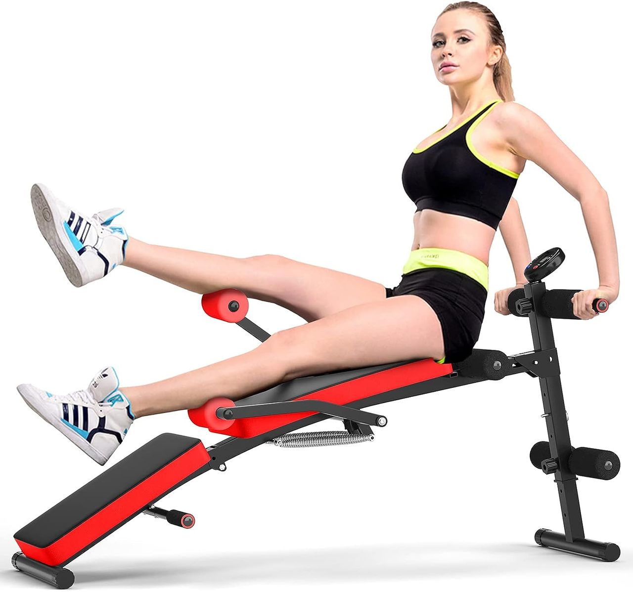 Costway Sit Up Bank klappbar, Ab Bauchtrainer Bench