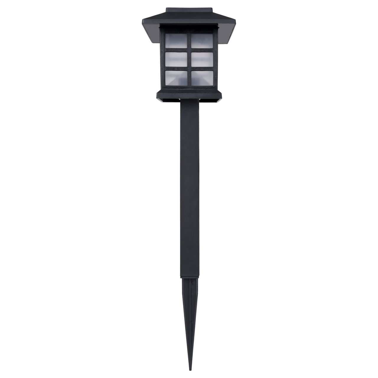 Monzana LED Solarleuchten 6er-Set Schwarz