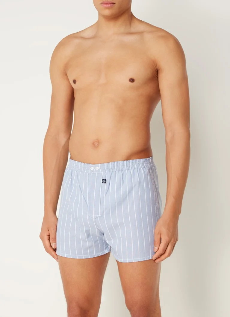 Pantaloni scurți boxer Claesen cu talie elastică și logo, vânduți în pachet de 2.