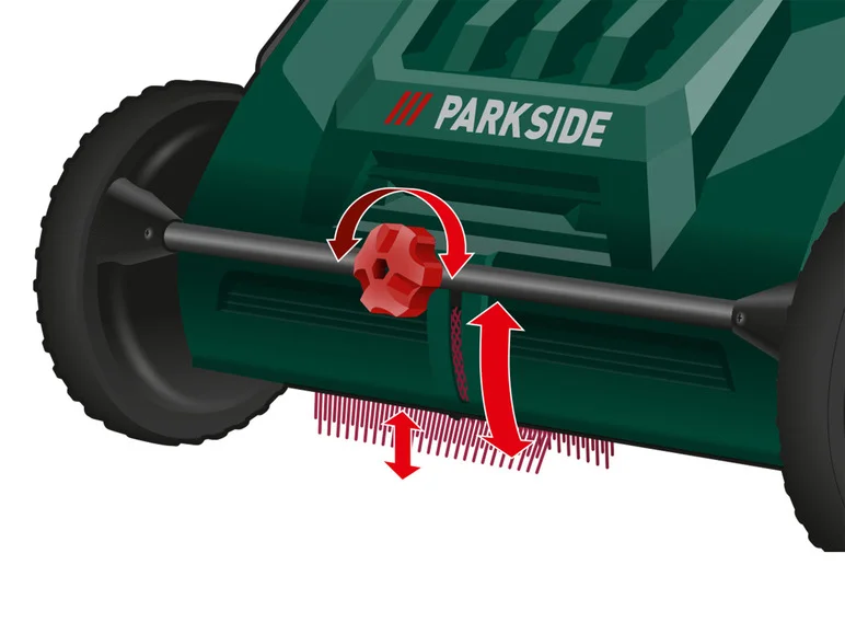 Varredora PARKSIDE® para folhas e relva, PKM 103 A1, 103 L