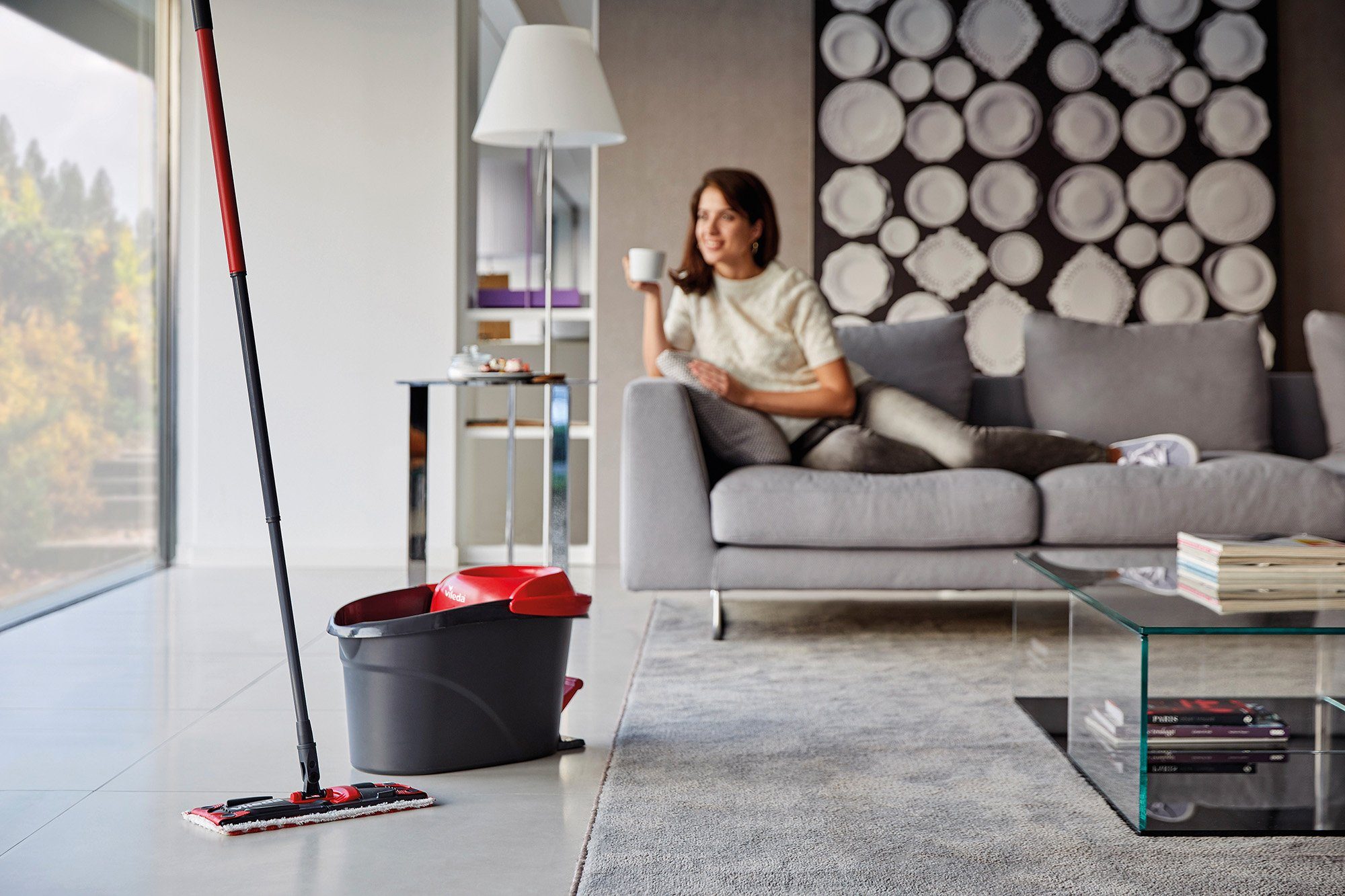 Vileda Bodenwischer-Set ULTRAMAX 2in1 TURBO Box