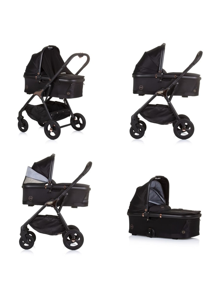 Chipolino Kombikinderwagen 3 in 1 Infinity in schwarz günstig kaufen onesize