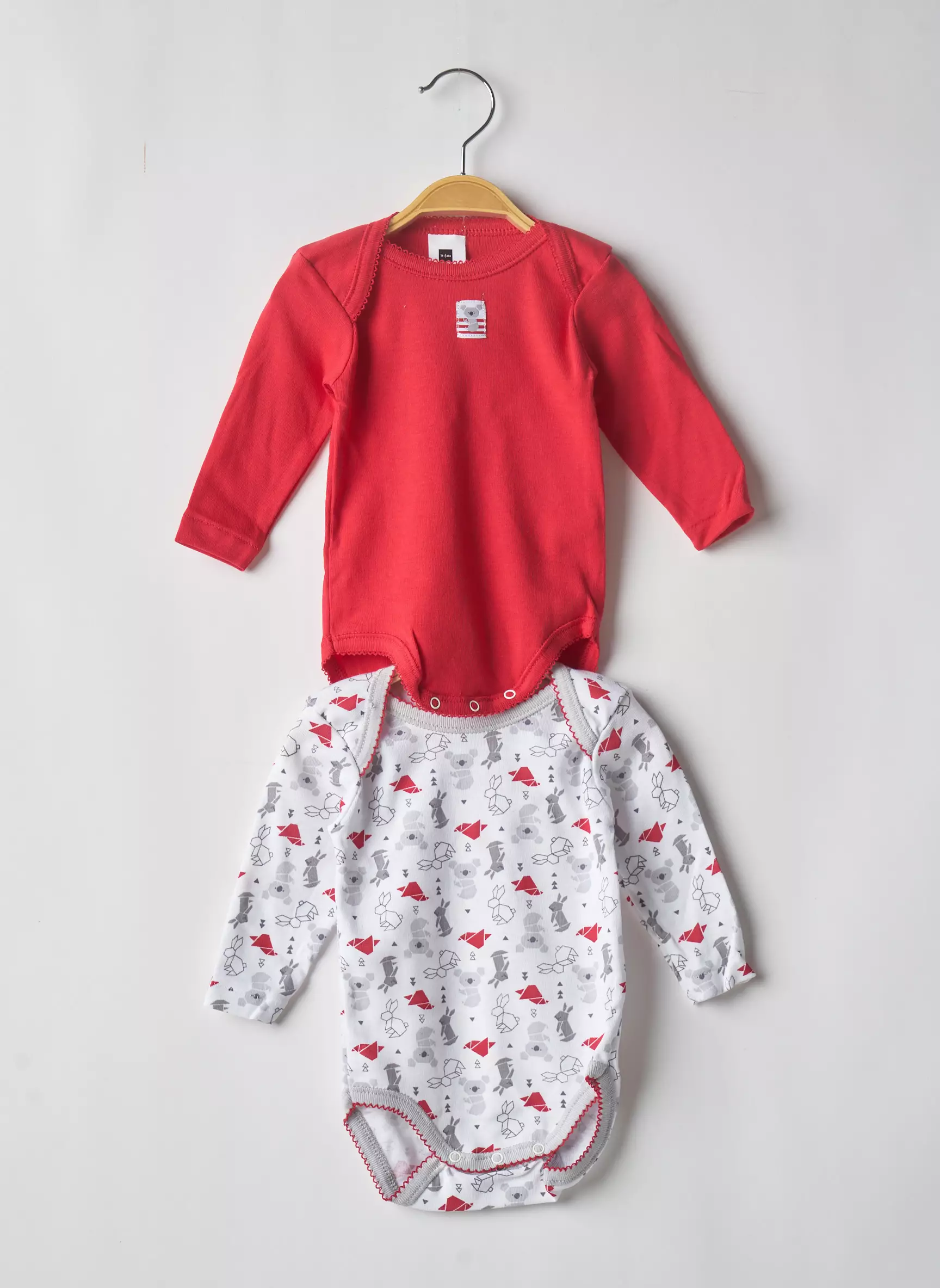 Tissaia Body 1 Garcon couleur rouge