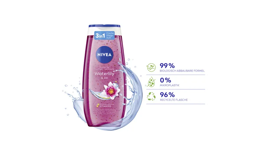 NIVEA Pflegedusche Waterlily & Oil 250 ml