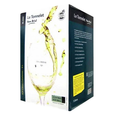 BIB 5L - LE TONNELET BLANC- VIGNOBLES DOM BRIAL