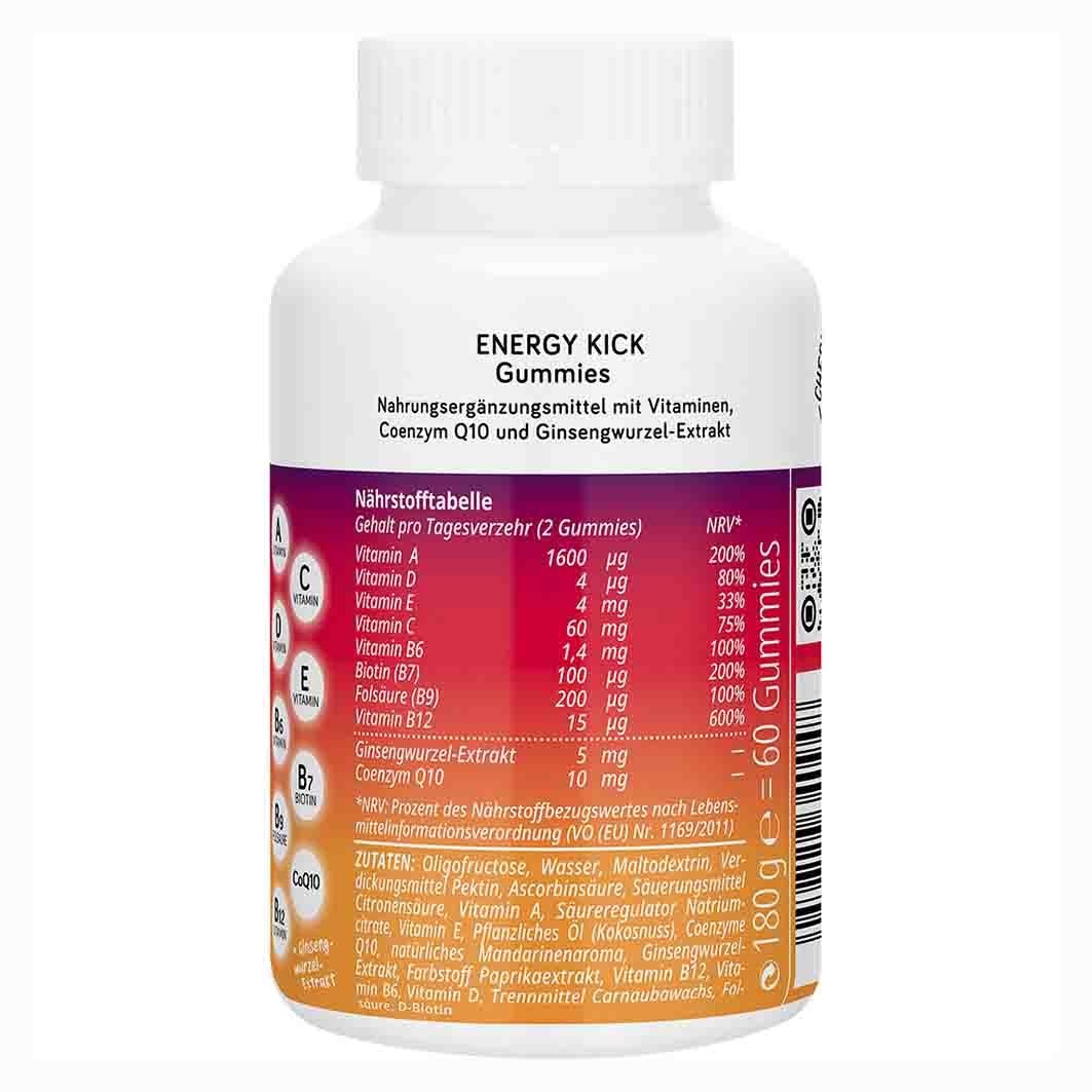 Inner And Outer Beauty Energy Kick Gummies