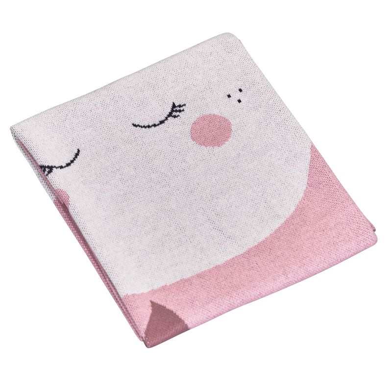 Couverture maille Miss fleur de lune