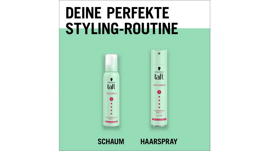 TAFT Schaumfestiger Volumen dünner werdendes Haar 150ml Haltegrad 5 - sehr starker Halt 150 ml