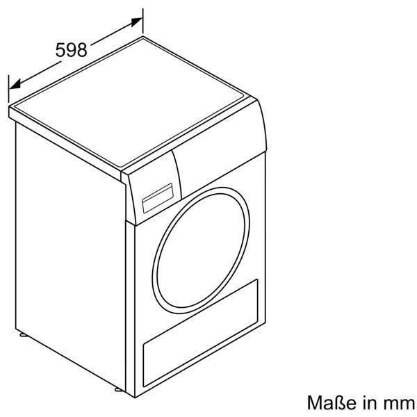 SIEMENS Wärmepumpentrockner WQ33G2D00, 8 kg