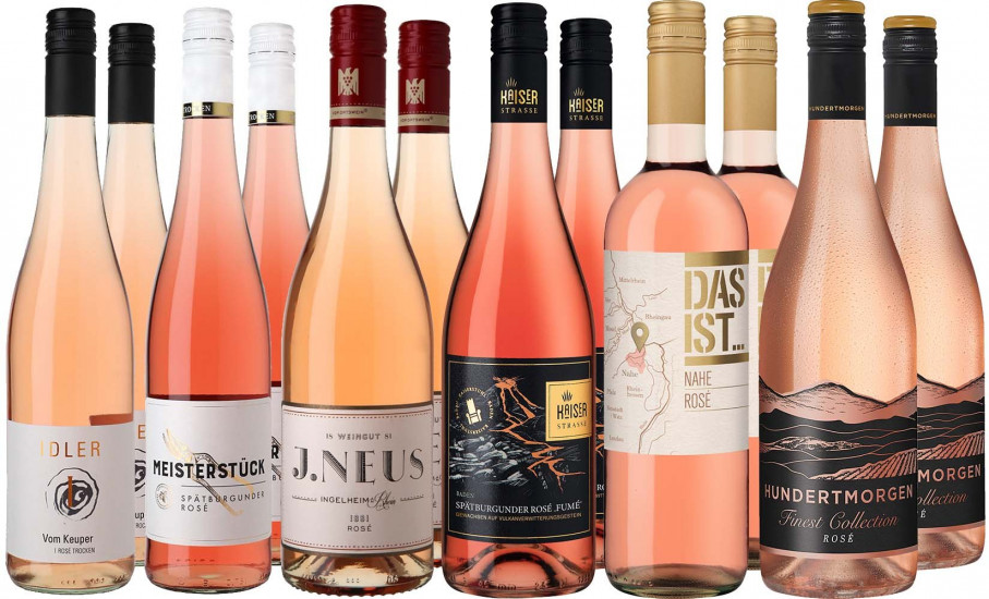 Großes Rosé Letzte Flaschen-Paket