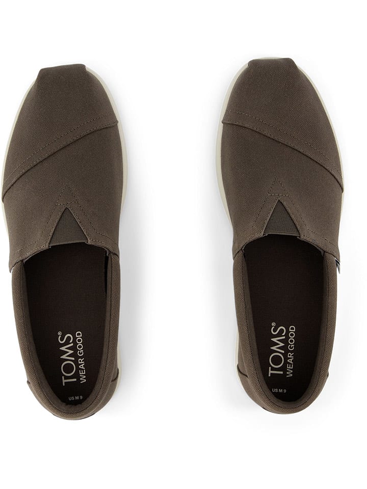 TOMS Slipper in Khaki günstig kaufen