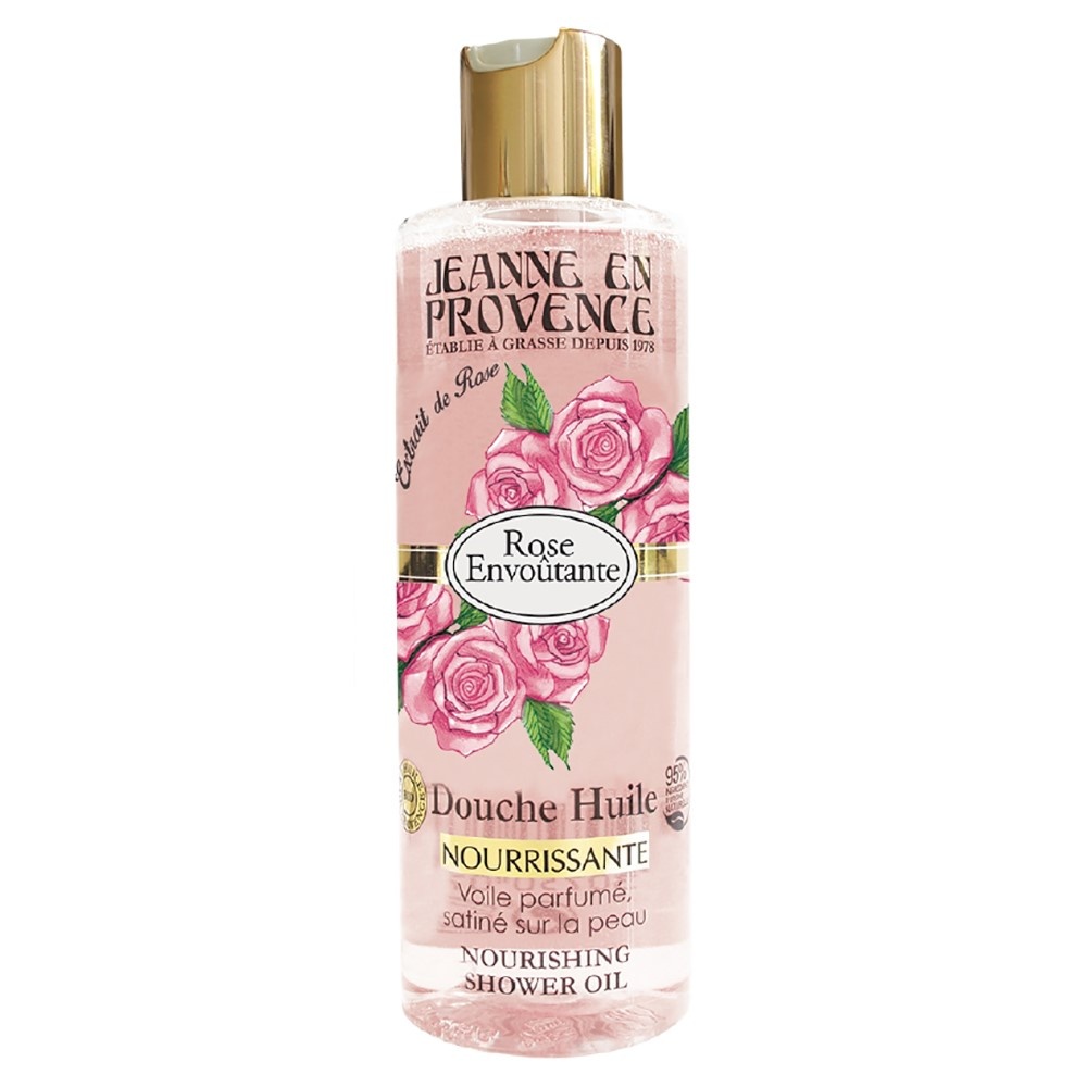 jeanne en provence Douche Huile Rose Envoûtante Huile de Douche