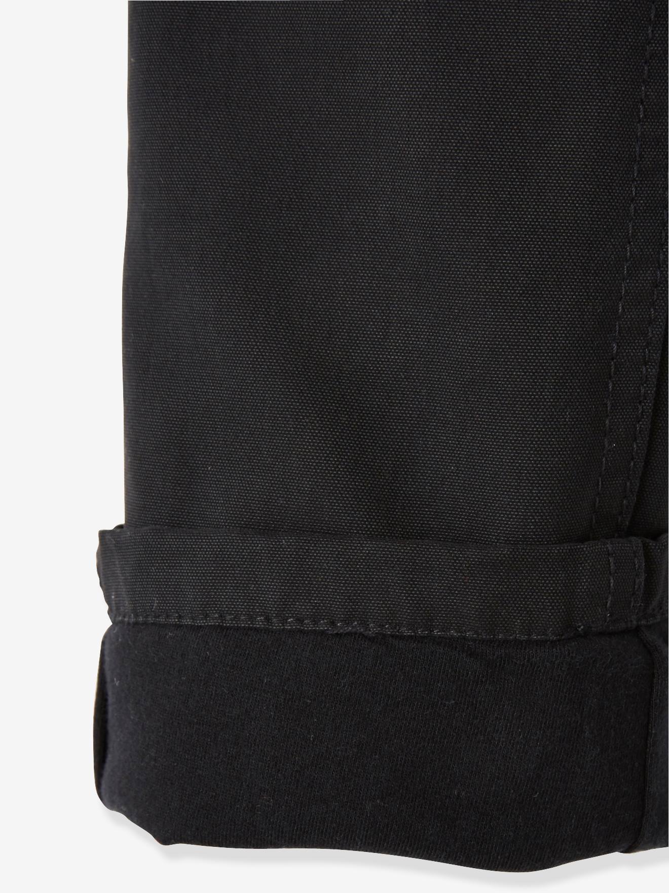 Pantalon indestructible doublé jersey garçon noir
