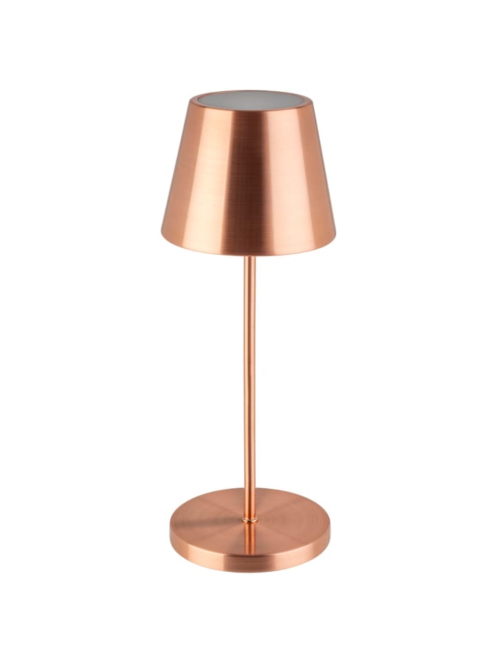 APS Tischleuchte in kupferfarben,  Ø 11 cm, H: 30,5 cm, B: 11 cm, L: 11 cm, Metall günstig kaufen onesize