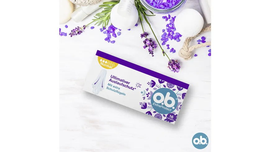 o.b. Tampons ultimativer Auslaufschutz mit extra Schutzflügeln