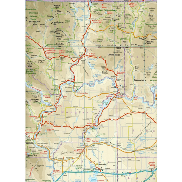 Reise Know-How Landkarte USA 01, Nordwest (1:750.000) : Washington und Oregon - Straßenkarte