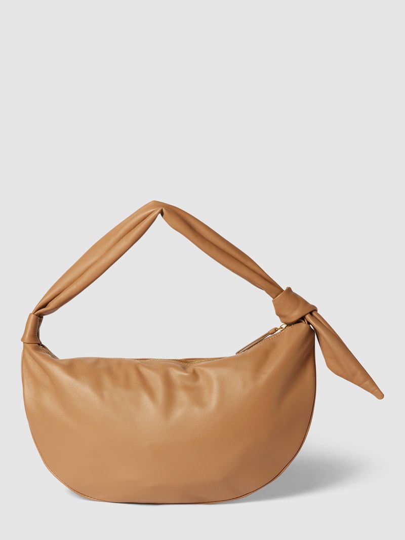 Hobo Bag aus Leder Modell 'JULIETTE' in camel