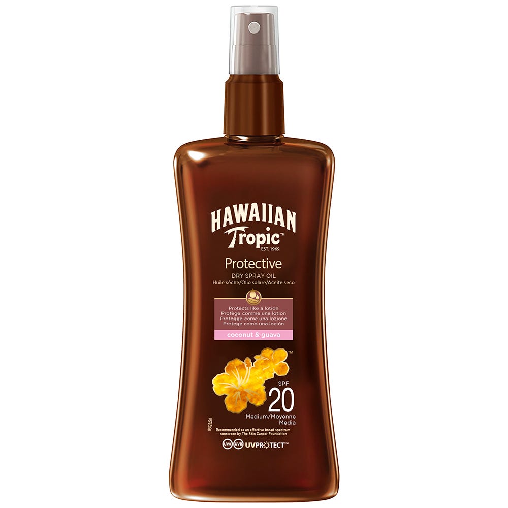 Hawaiian Tropic Protective Dry Spray Oil (SPF20) 200 ml
