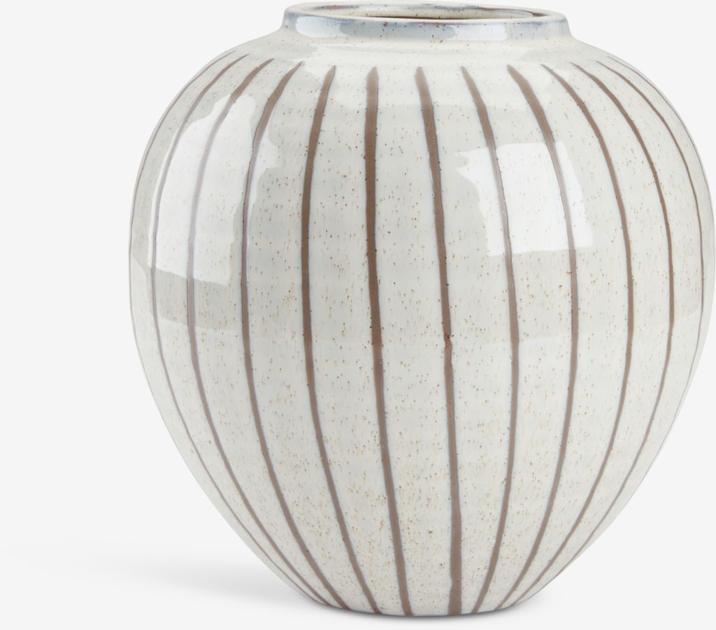 SOFUS Vaso SOFUS Ø21xH21cm cinza/marrom