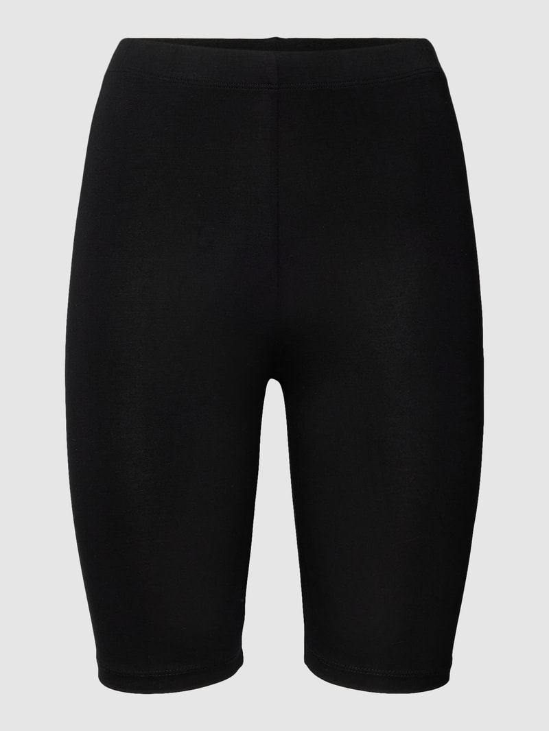 Bermudas mit elastischem Bund Modell 'selma' in schwarz