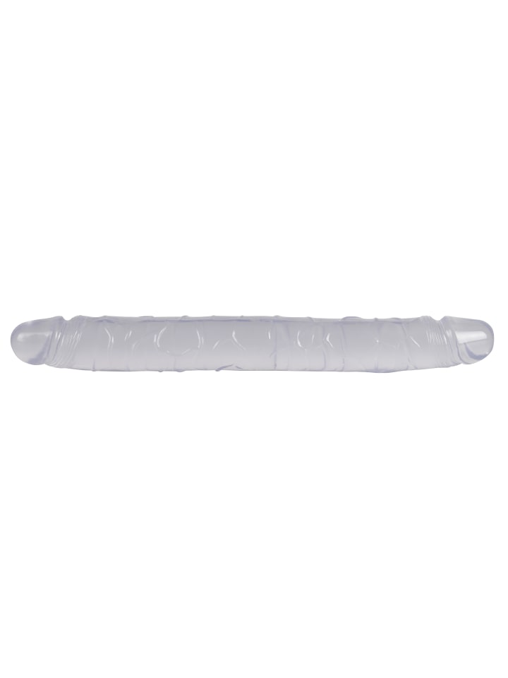 Crystal Clear Doppeldildo Double Dildo in transparent günstig kaufen 34 cm