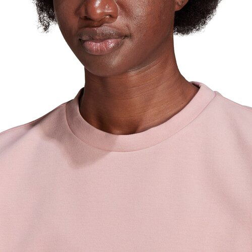 ADIDAS DAMEN AEROREADY DESIGNED TO MOVE COTTON-TOUCH SWEATSHIRT