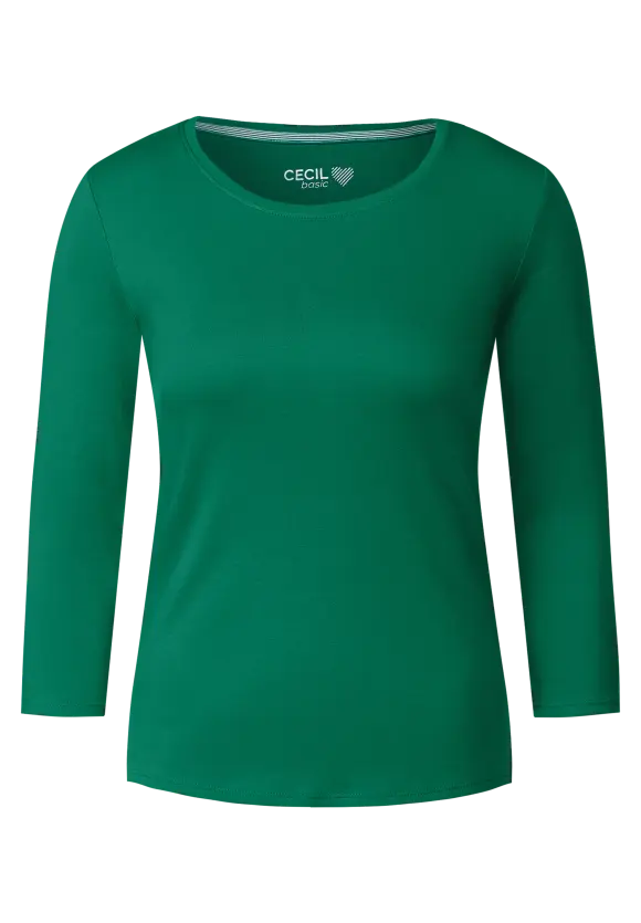CECIL Basic Shirt mit Rundhals