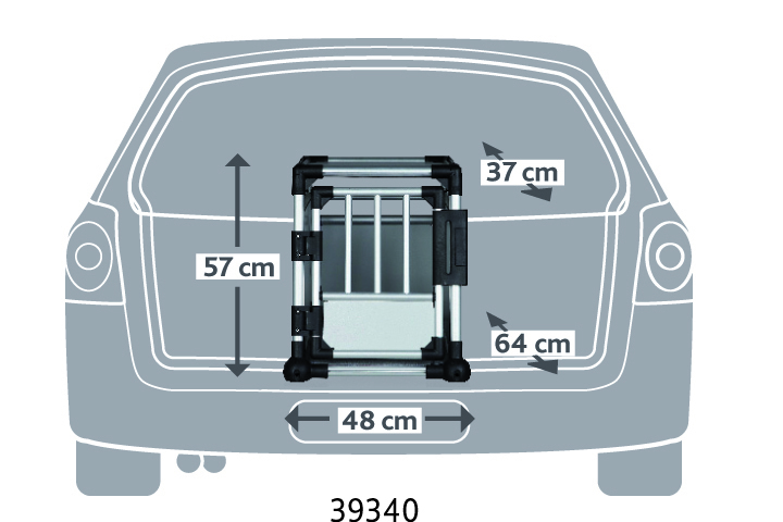 Trixie Transportboxen & Gitterboxen Trixie Transportbox Aluminium S