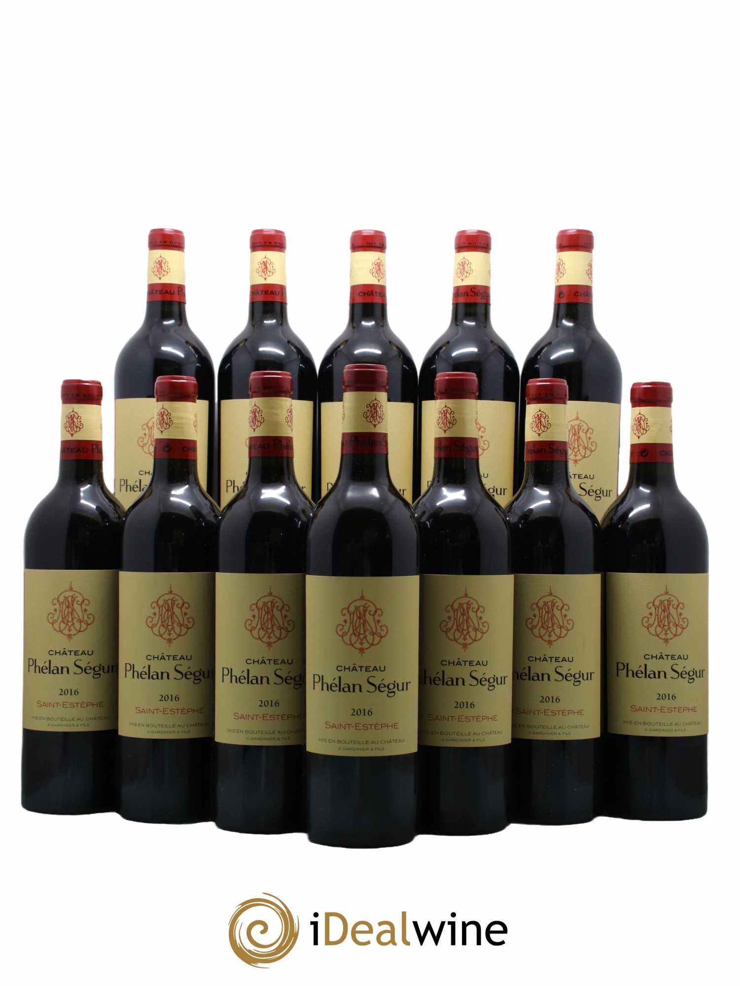 Château Phélan Ségur  2016 - Lot de 12 Bouteilles