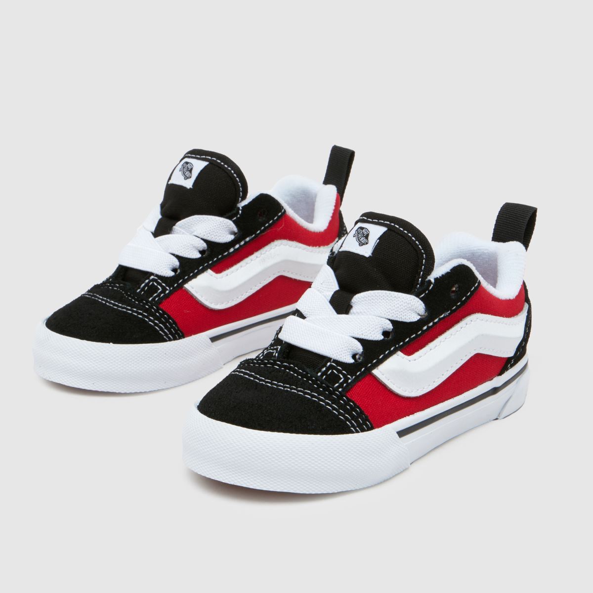 Vans svarta & röda knu skool pojkar småbarn småbarn
