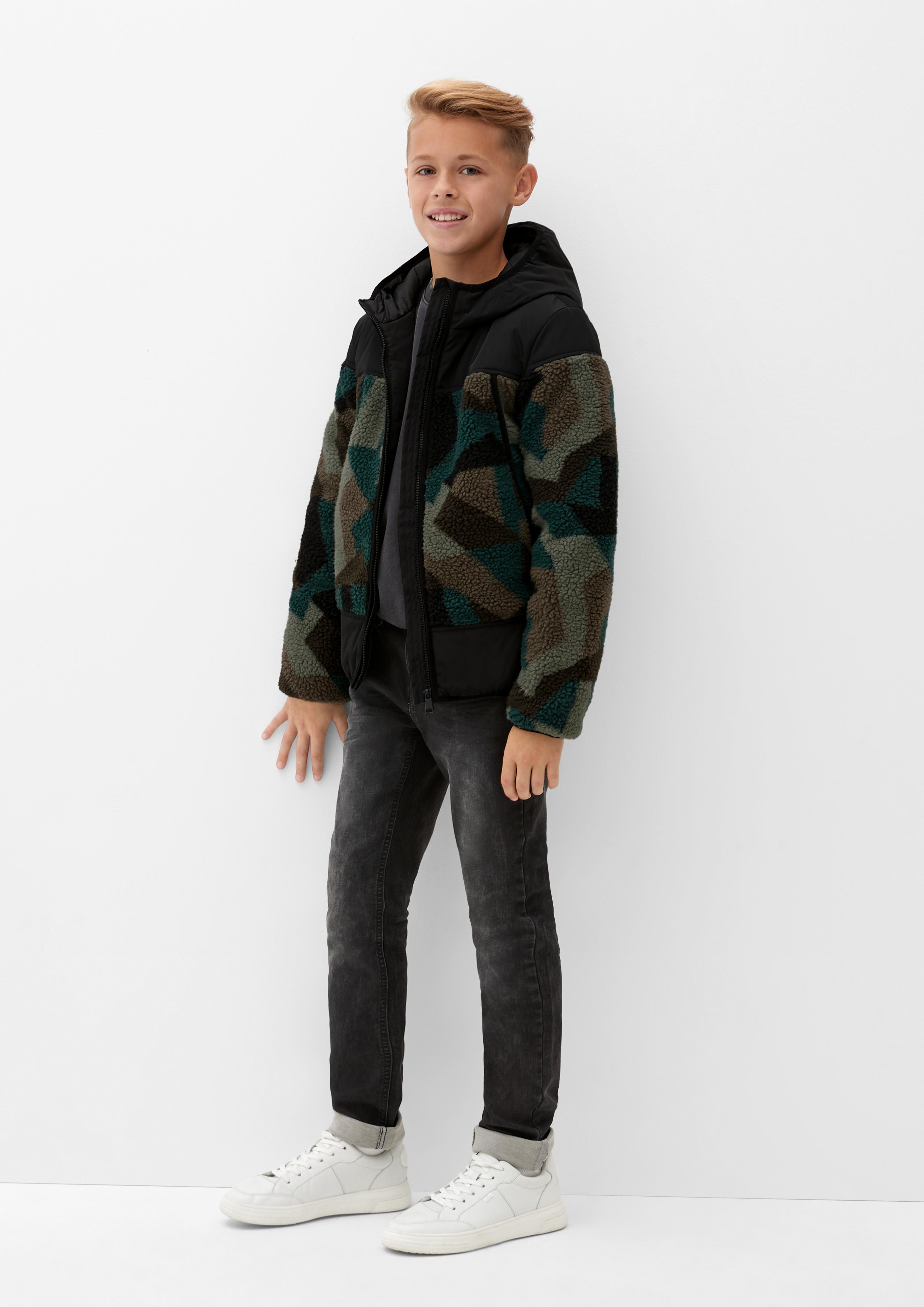 Fleecejacke mit Kapuze  2116548-9999