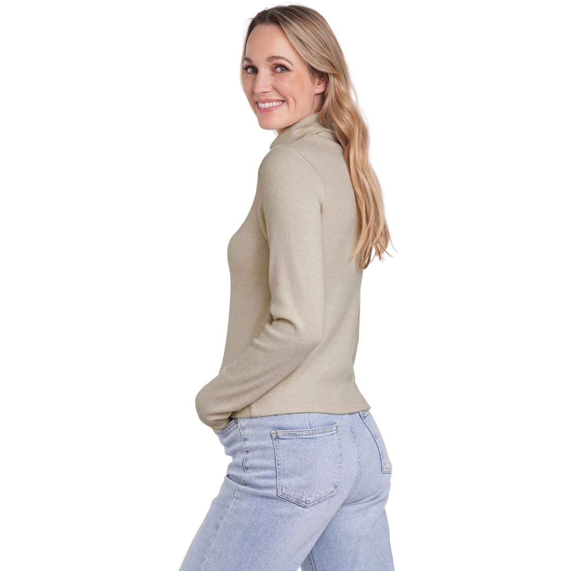 Damen Rollkragenshirt