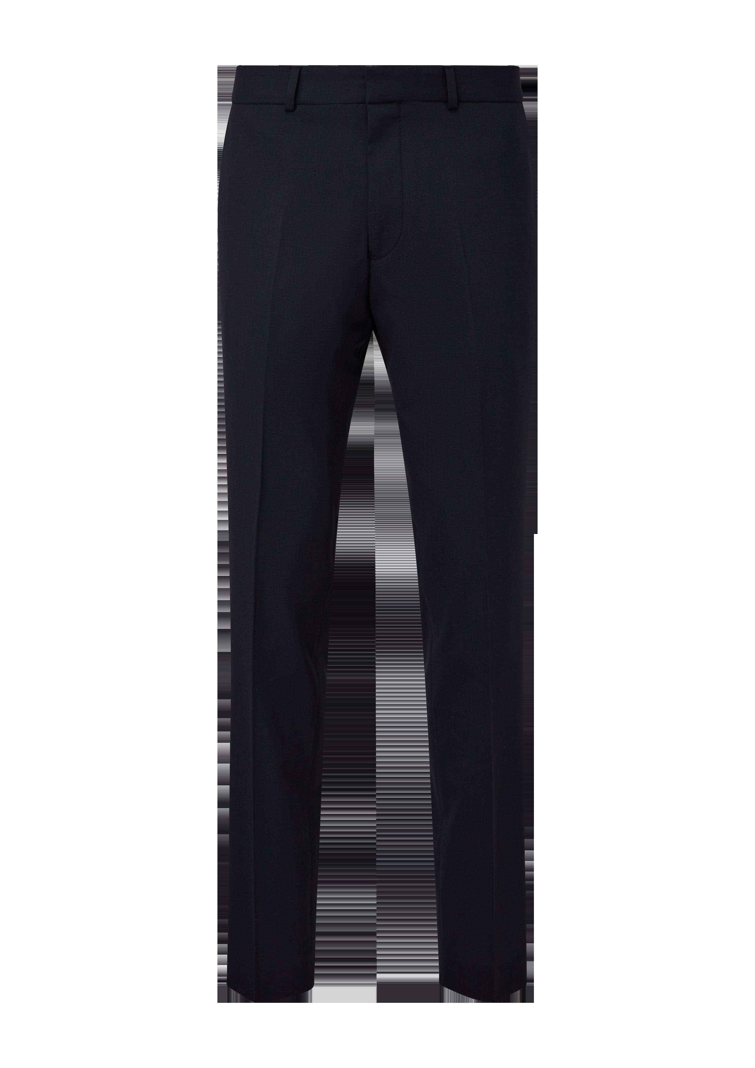 Slim: Elastische Anzughose in Wollmix  2134203-5952
